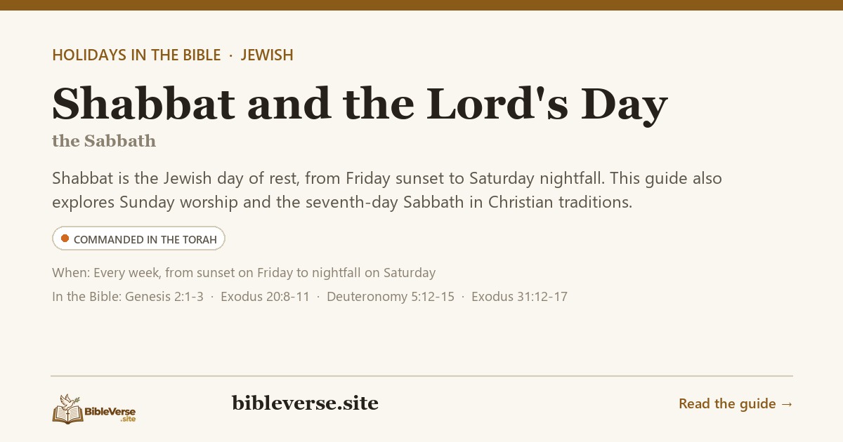 The Shabbat card in the site's paper-and-ink style: the day's name, its common name, and its badge.